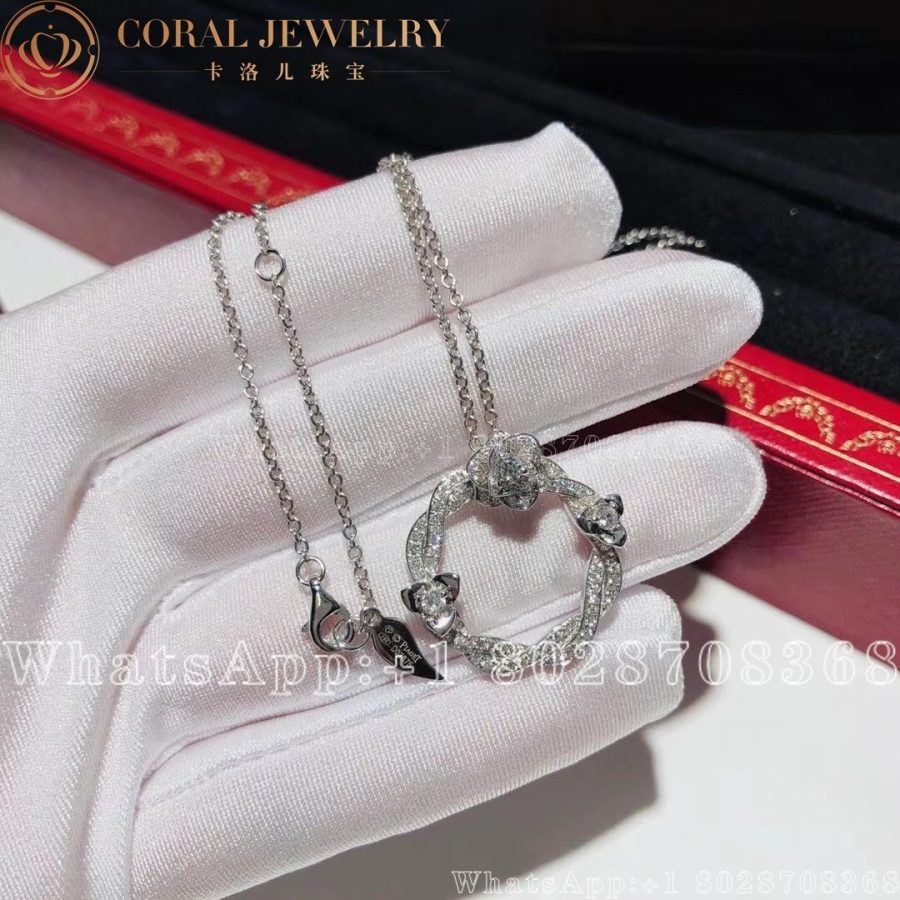 Piaget Rose White Gold Diamond Pendant G33U0091 - Image 5