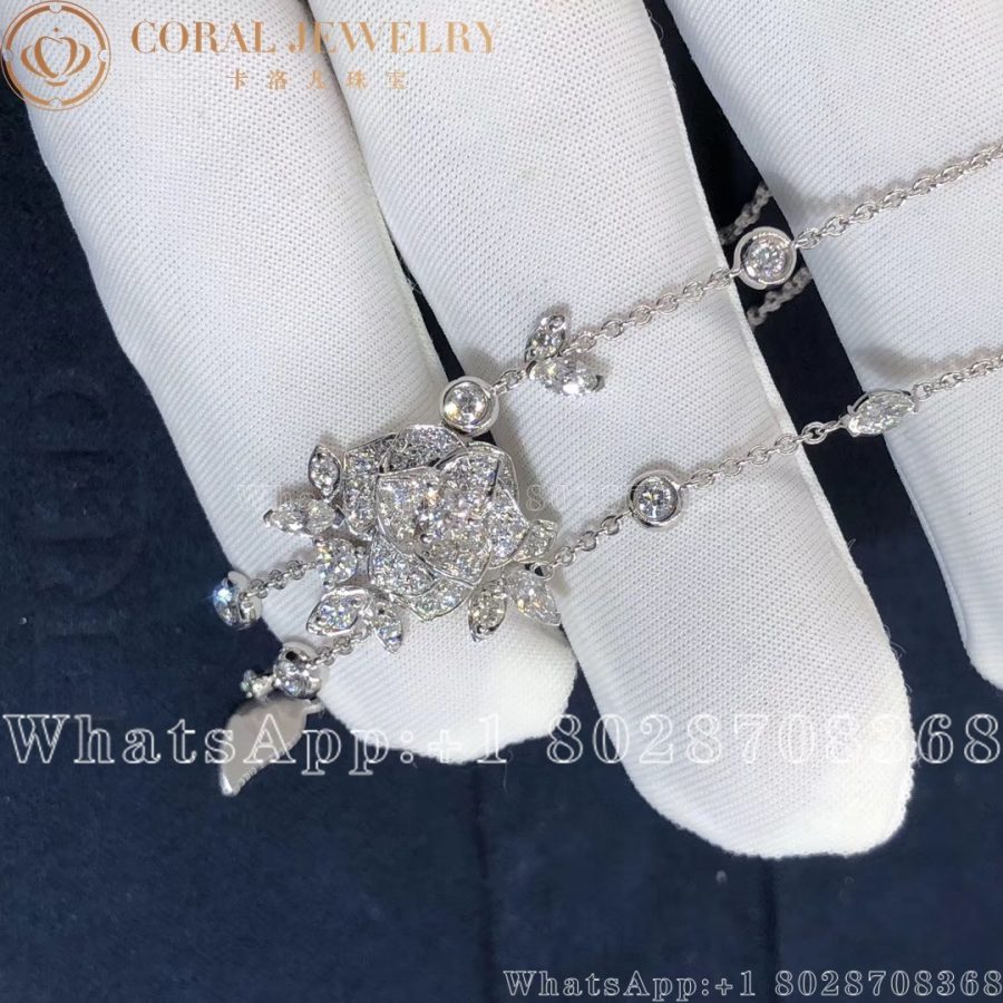 Piaget Rose White Gold Diamond Pendant G33U0100 - Image 3
