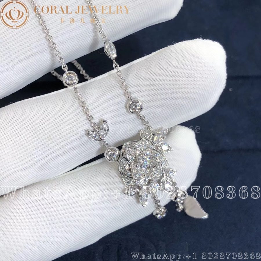 Piaget Rose White Gold Diamond Pendant G33U0100 - Image 4