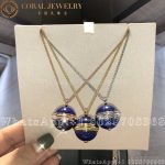 Piaget Possession Pendant Rose Gold Lapis Lazuli Diamond Pendant G33PA600 - Image 4