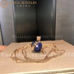 Piaget Possession Pendant Rose Gold Lapis Lazuli Diamond Pendant G33PA600 - Image 5
