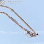 Piaget Possession Pendant Rose Gold Tiger's Eye Diamond Pendant G33PB700 - Image 7