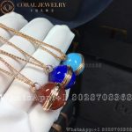 Piaget Possession Pendant Rose Gold Turquoise Diamond Pendant G33PA400 - Image 5