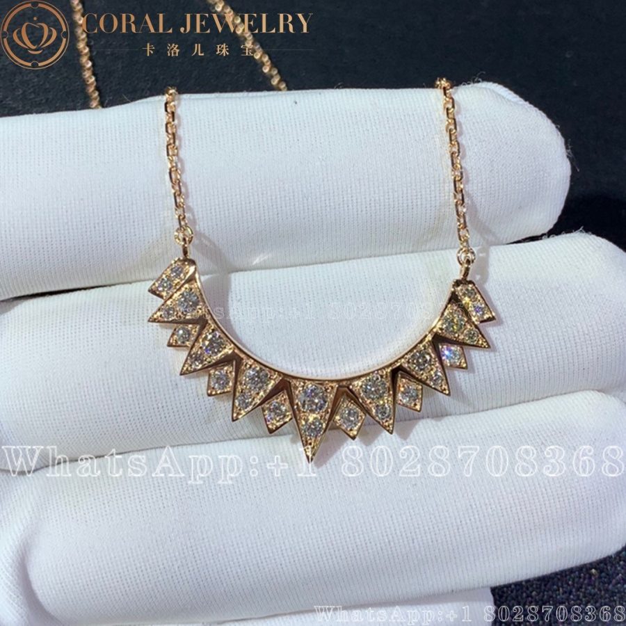 Piaget Sunlight Pendant Rose Gold Diamond Pendant G33R0300 - Image 6