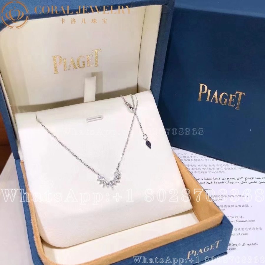 Piaget Sunlight Pendant White Gold Diamond Pendant G33R1300 - Image 3