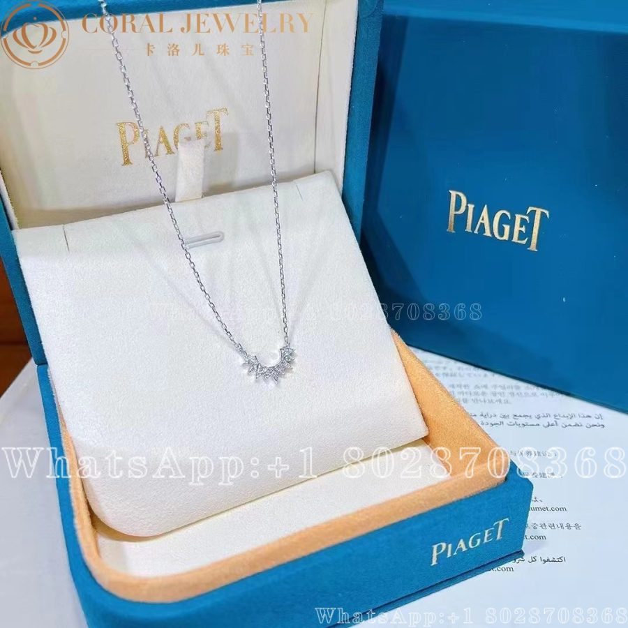 Piaget Sunlight Pendant White Gold Diamond Pendant G33R1300 - Image 5