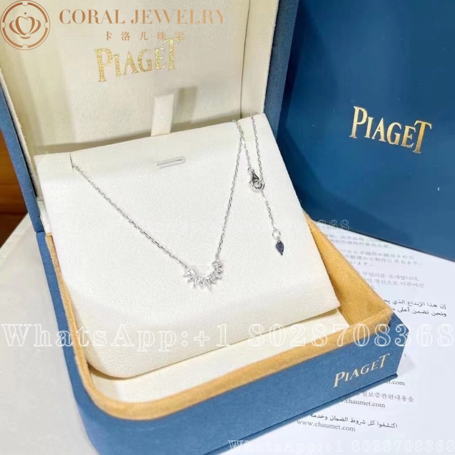 Piaget Sunlight Pendant White Gold Diamond Pendant G33R1300 - Image 6