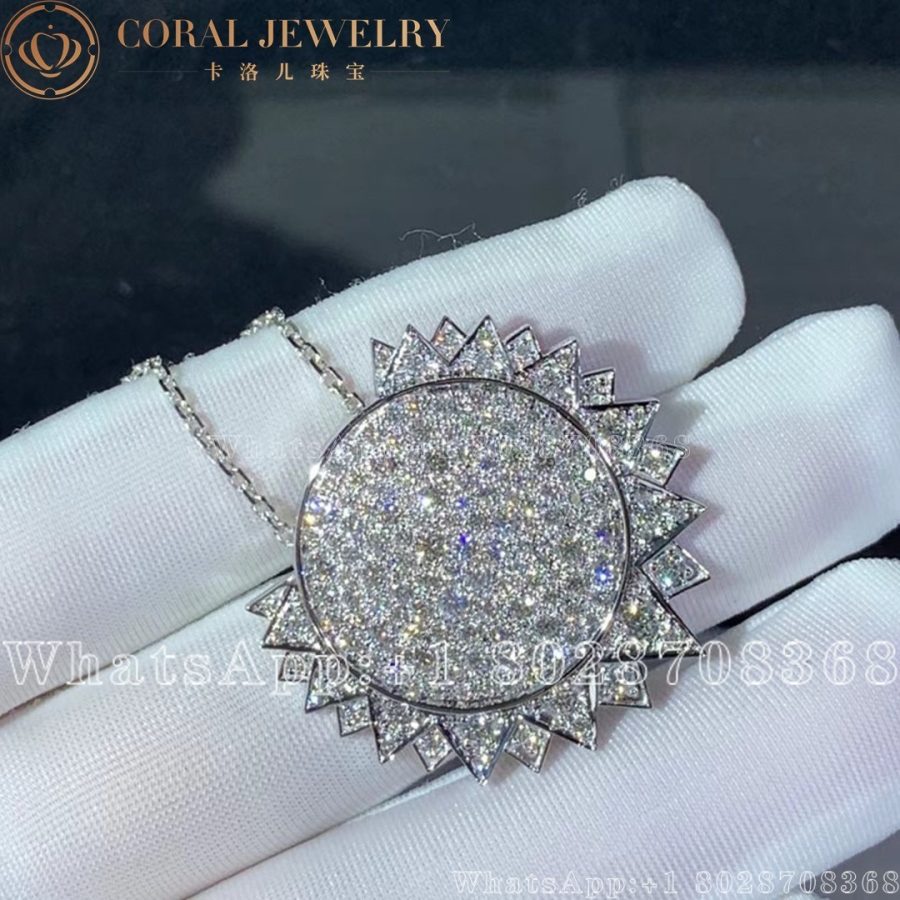 Piaget Sunlight Pendant White Gold Diamond Pendant G33R2700 - Image 3