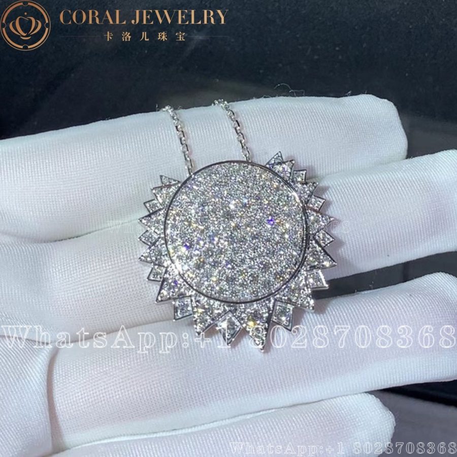 Piaget Sunlight Pendant White Gold Diamond Pendant G33R2700 - Image 4