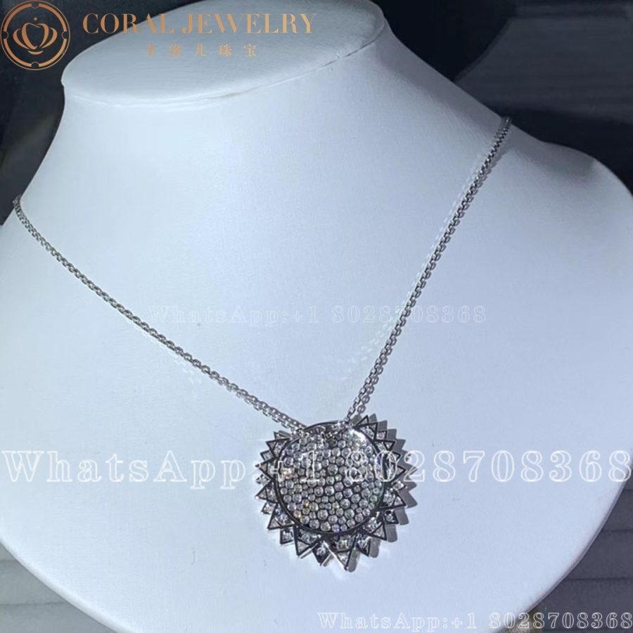 Piaget Sunlight Pendant White Gold Diamond Pendant G33R2700 - Image 7