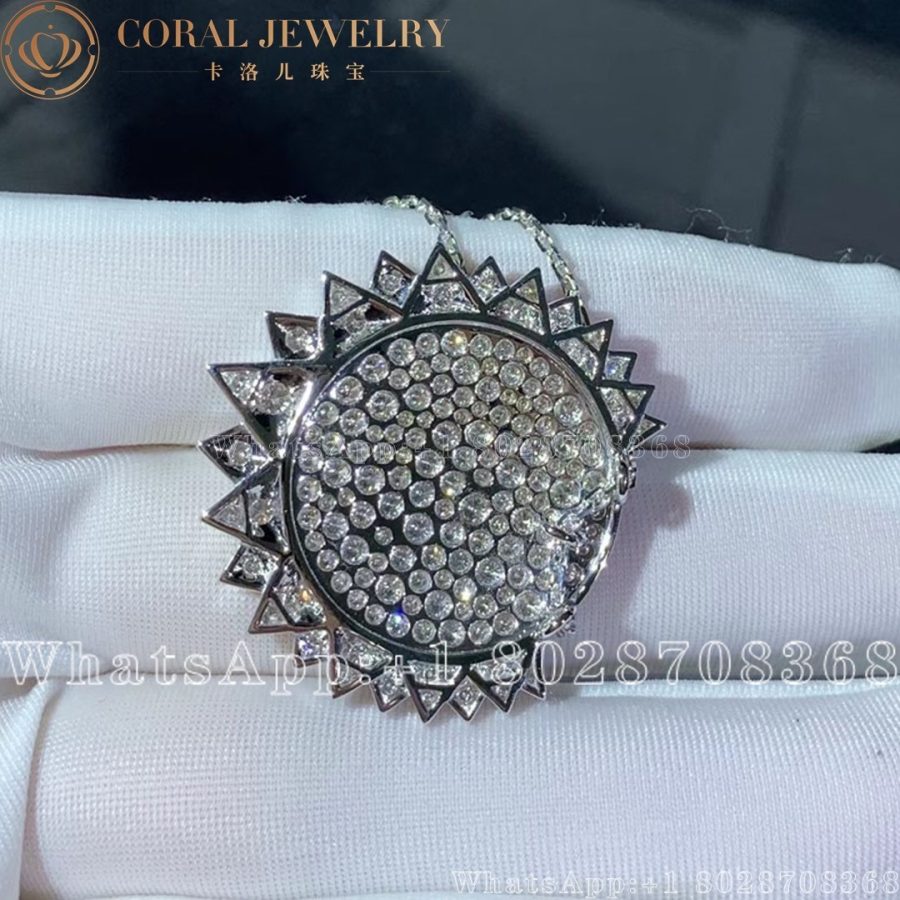 Piaget Sunlight Pendant White Gold Diamond Pendant G33R2700 - Image 8
