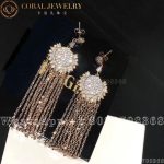 Piaget Sunlight Rose Gold Diamond Chain Earrings G38L9C00 - Image 5