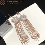 Piaget Sunlight Rose Gold Diamond Chain Earrings G38L9C00 - Image 4