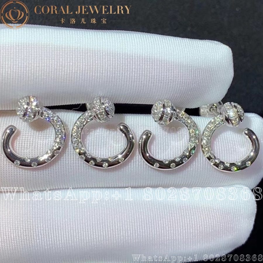 Piaget Possession Earrings White Gold Diamond Earrings G38PW600 - Image 5
