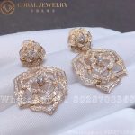 Piaget Rose Earrings Rose Gold Diamond Earrings G38U0066 - Image 4
