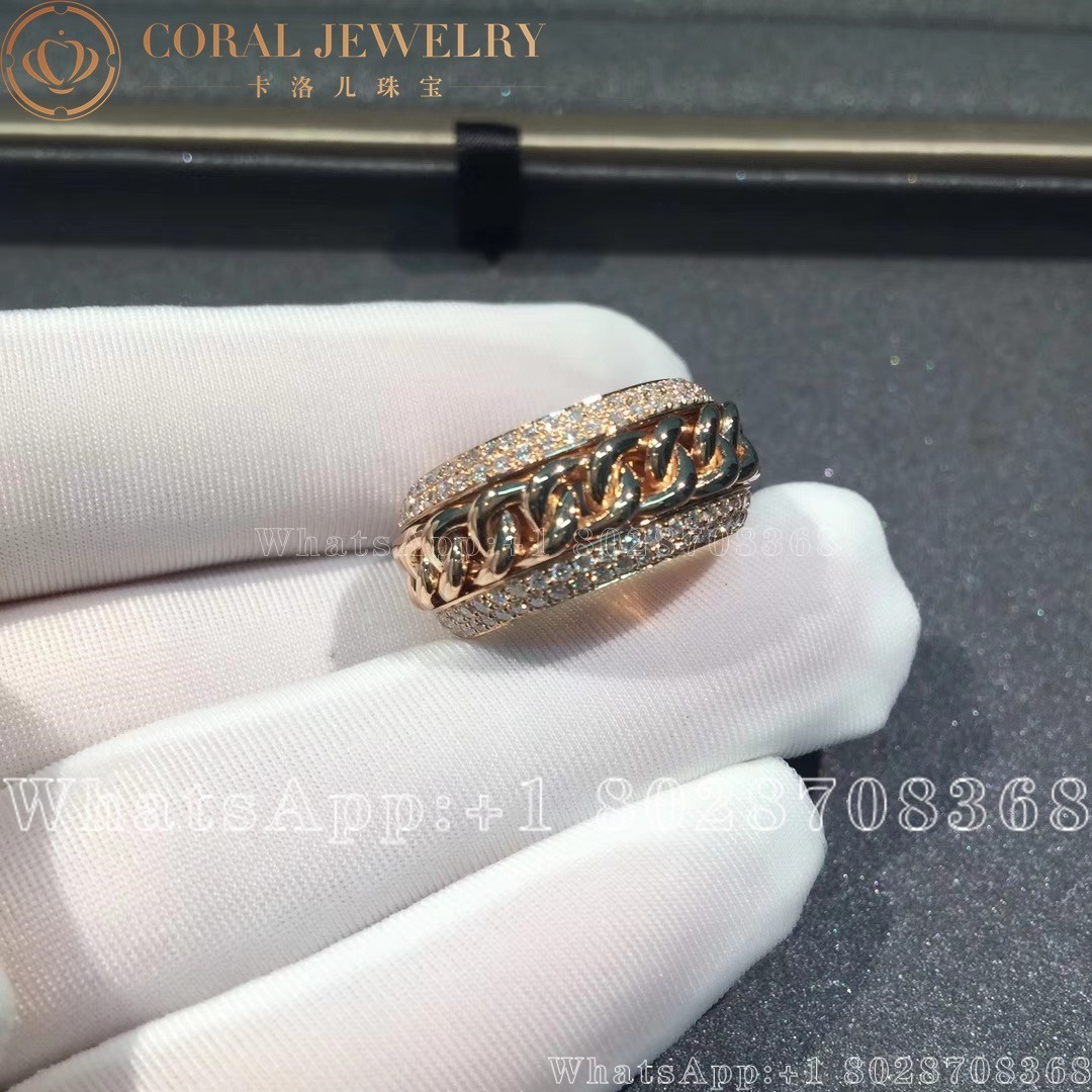 Piaget Possession Rose Gold Diamond Ring G34pu600 Coral (2)