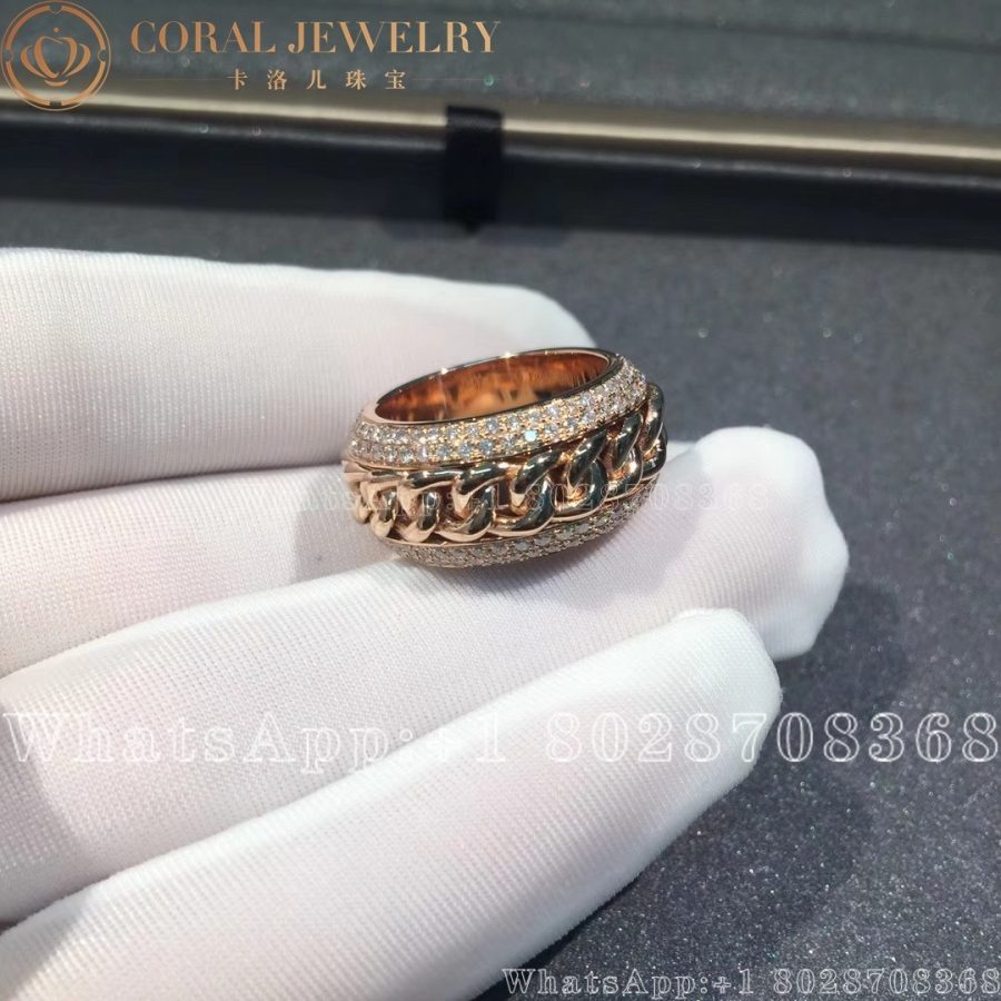 Piaget Possession Rose Gold Diamond Ring G34PU600 - Image 3