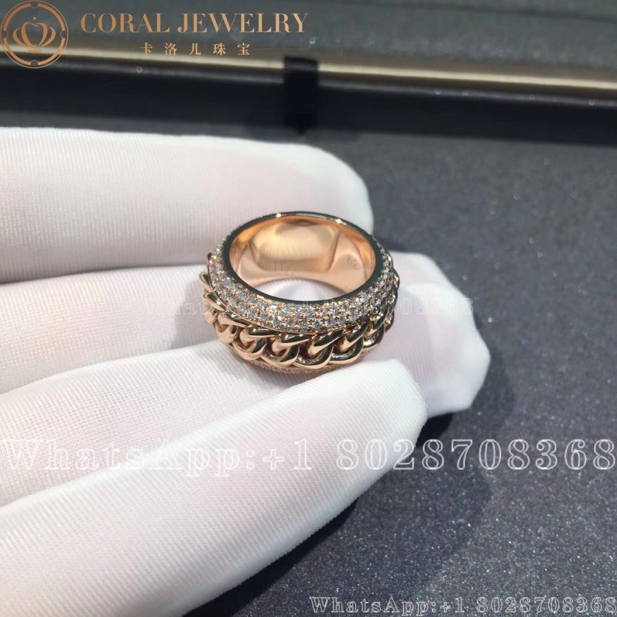 Piaget Possession Rose Gold Diamond Ring G34PU600 - Image 4