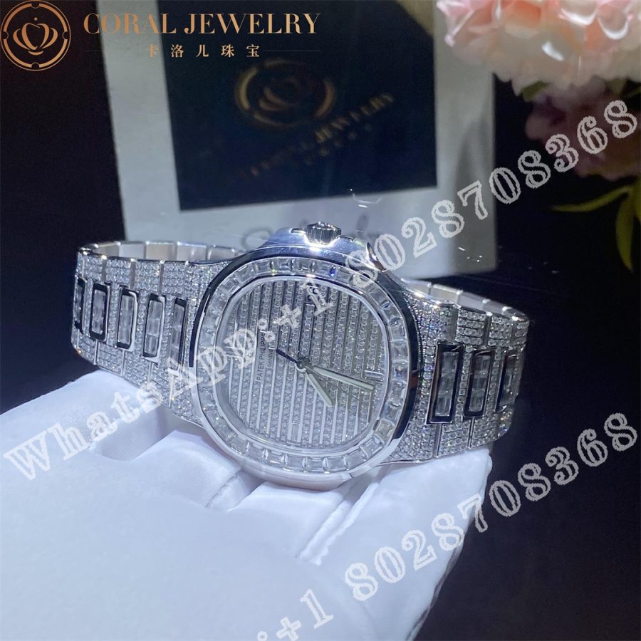 Patek Philippe Nautilus Diamond Watch 5719/10G - Image 4