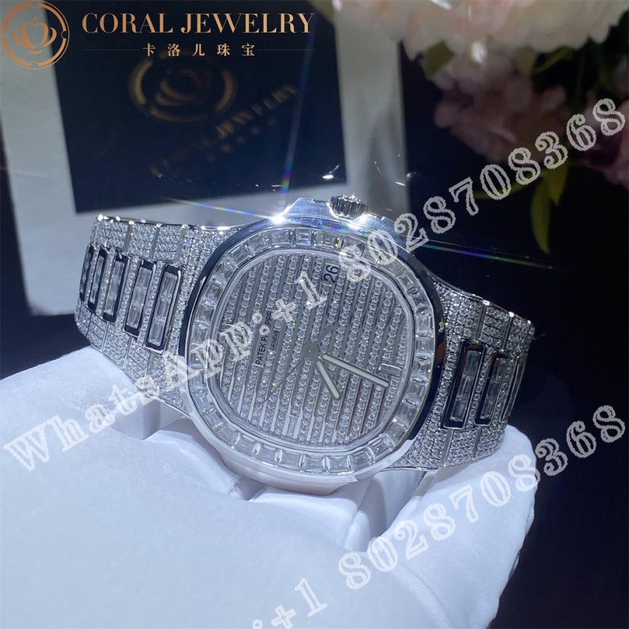 Patek Philippe Nautilus Diamond Watch 5719/10G - Image 5