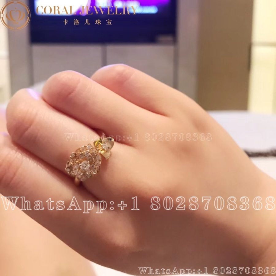Piaget Rose Ring Rose Gold Diamond Ring G34UR700 - Image 3