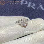 Piaget Rose Ring White Gold Diamond Ring G34UR500 - Image 5