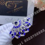 Garrard Fanfare Symphony Diamond and Sapphire Ring In 18ct White Gold with Lapis Lazuli - Image 3