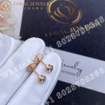 Cartier d'Amour Earrings Rose Gold, XS 0.08CT B8301214 - Image 3