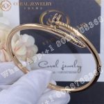 Cartier Juste un Clou Bracelet Rose Gold, Black Diamonds - Image 4