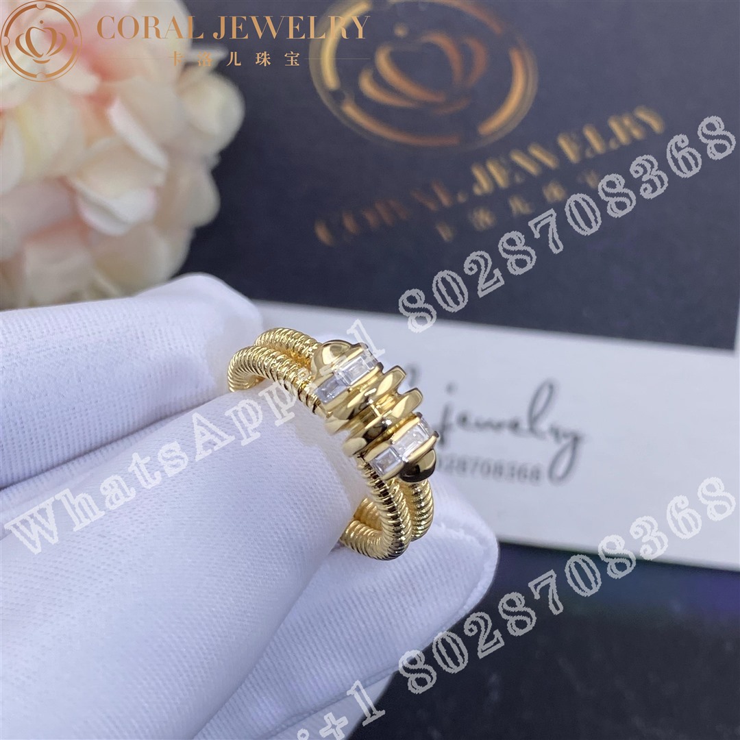 Cartier Ecrou De Cartier Ring Yellow Gold Diamonds Coral (2)