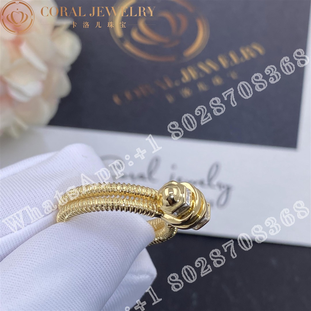 Cartier Ecrou De Cartier Ring Yellow Gold Diamonds - Image 4