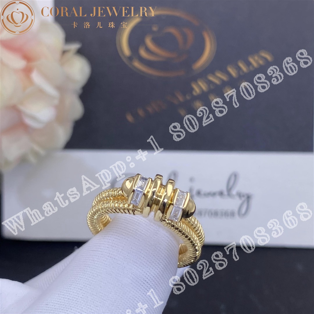 Cartier Ecrou De Cartier Ring Yellow Gold Diamonds - Image 5