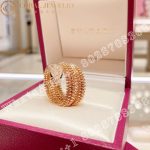 Bulgari Serpenti Ring in 18 Kt Rose Gold with Pavé Diamonds and Black Onyx Eyes  Ref.: 358657 - Image 11