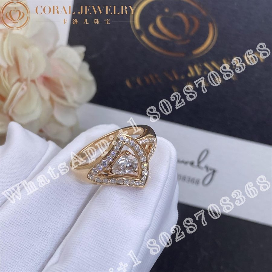 Bulgari Rose Gold and Diamond Divas' Dream Ring AN858344 - Image 3