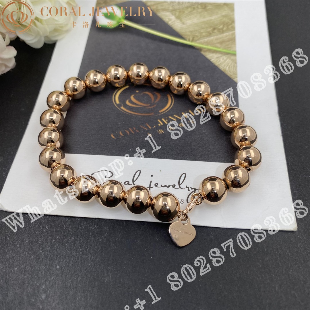 Tiffany Return to Tiffany™ Heart Tag Bracelet in Rose Gold 10 mm