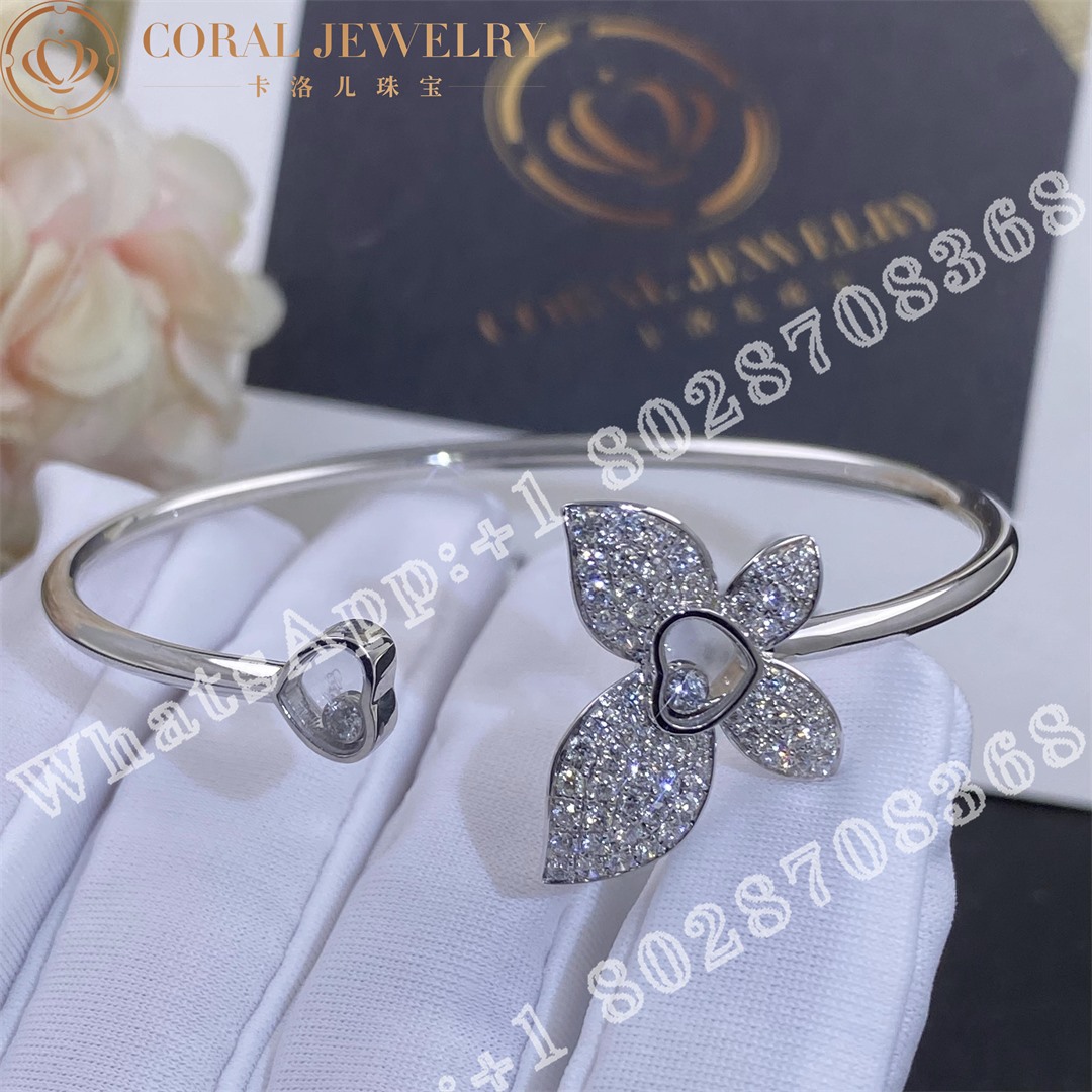 Chopard Happy Butterfly X Mariah Carey Bangle Ethical White Gold Diamonds 858536 1002 Coral (1)