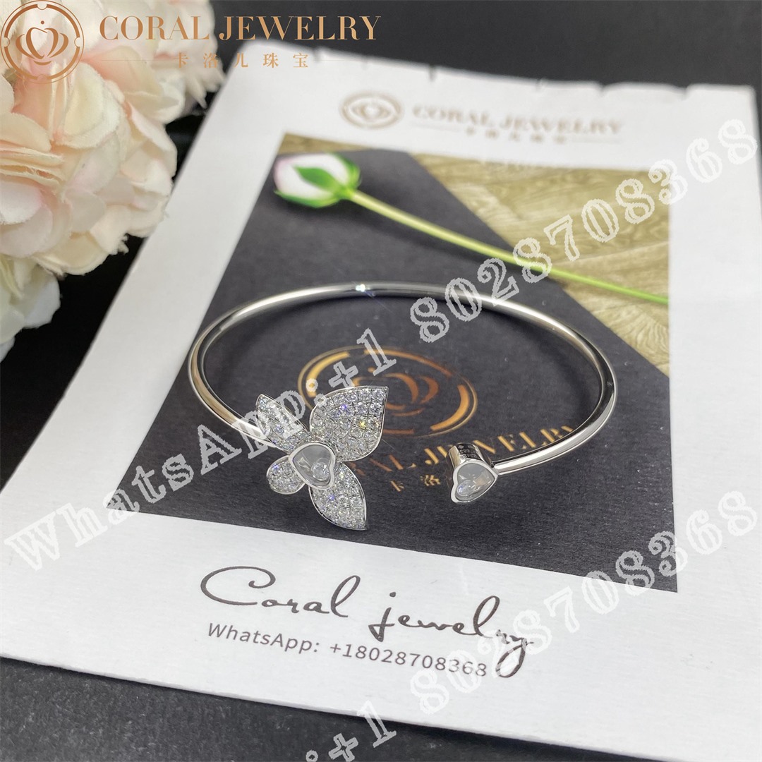 Chopard Happy Butterfly X Mariah Carey Bangle, Ethical White Gold, Diamonds @858536-1002 - Image 5