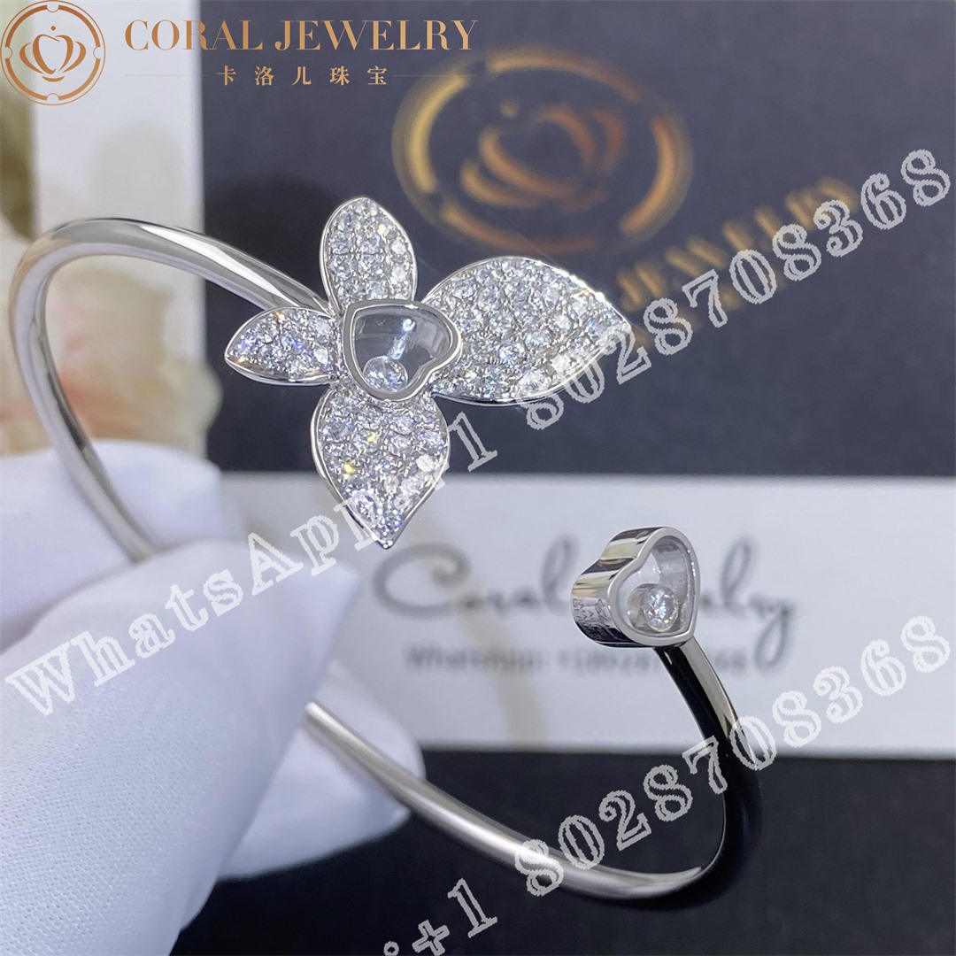Chopard Happy Butterfly X Mariah Carey Bangle Ethical White Gold Diamonds 858536 1002 Coral (6)