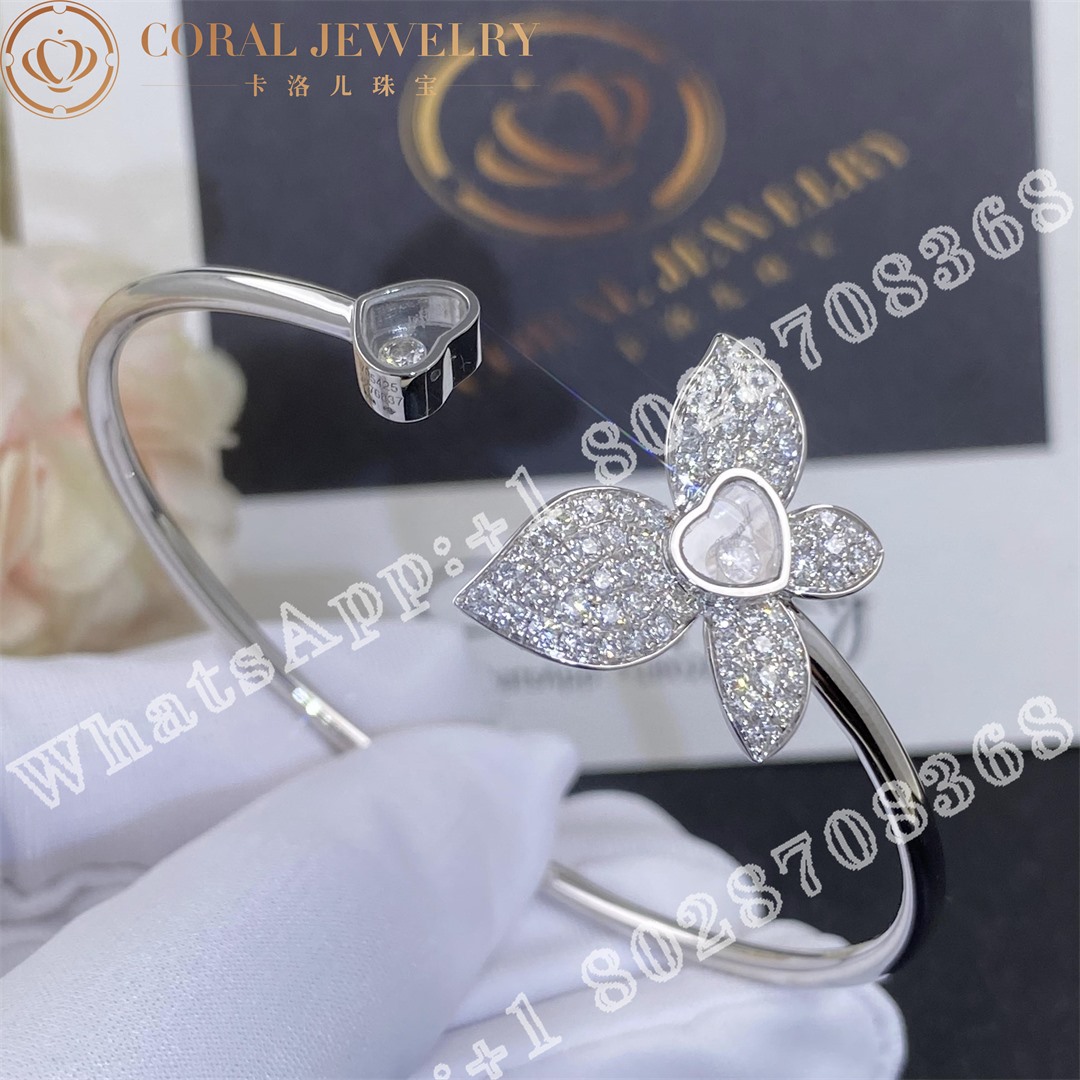 Chopard Happy Butterfly X Mariah Carey Bangle, Ethical White Gold, Diamonds @858536-1002 - Image 3