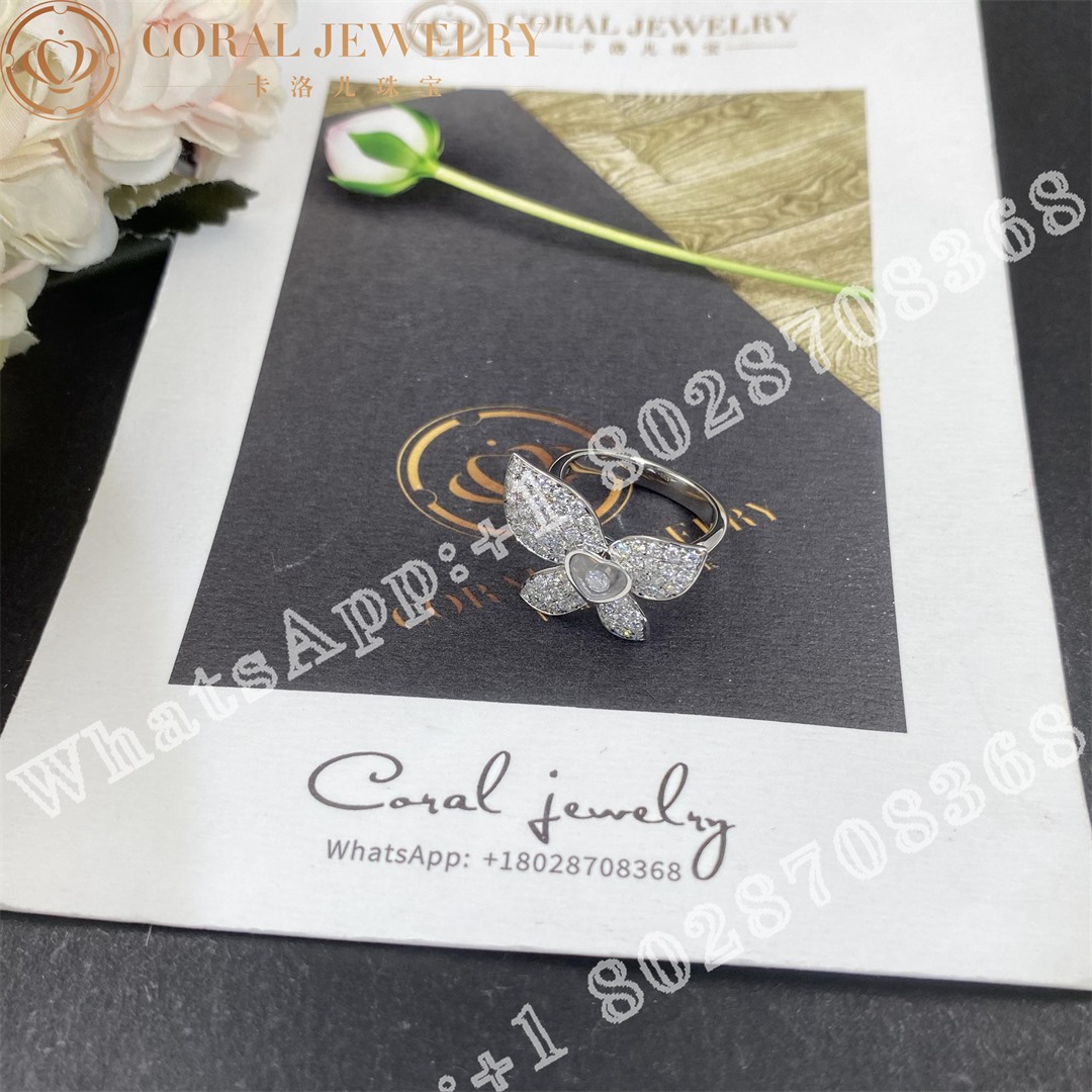 Chopard Happy Butterfly X Mariah Carey Ring, Ethical White Gold, Diamonds @828536-1010 - Image 6