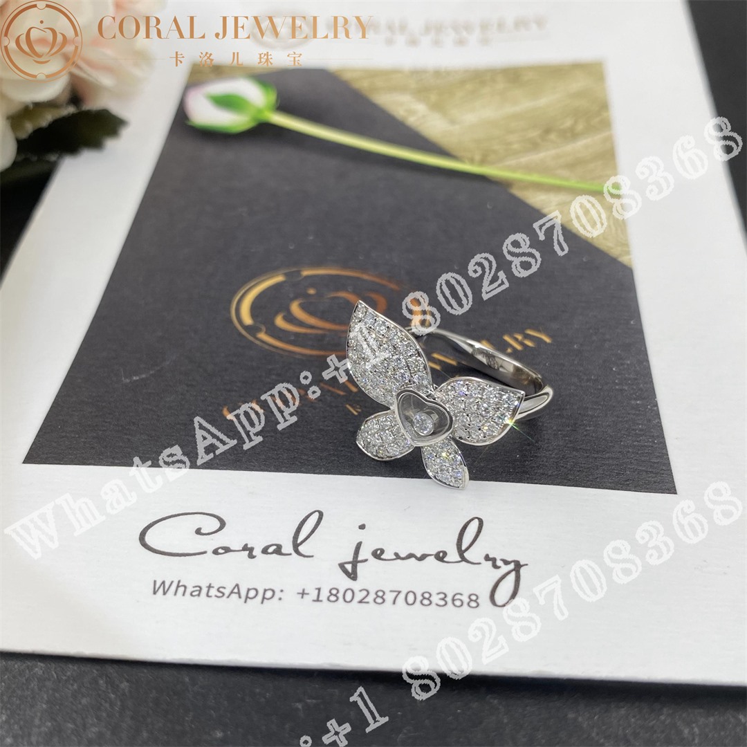 Chopard Happy Butterfly X Mariah Carey Ring, Ethical White Gold, Diamonds @828536-1010 - Image 7