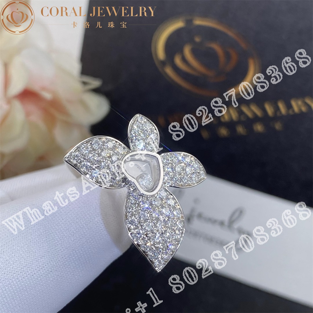 Chopard Happy Butterfly X Mariah Carey Ring, Ethical White Gold, Diamonds @828536-1010 - Image 3