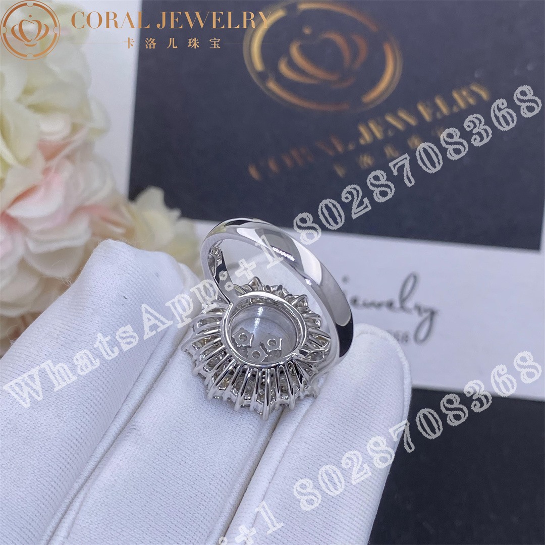 Chopard Happy Diamonds Joaillerie White Gold Diamond Ring - Image 5