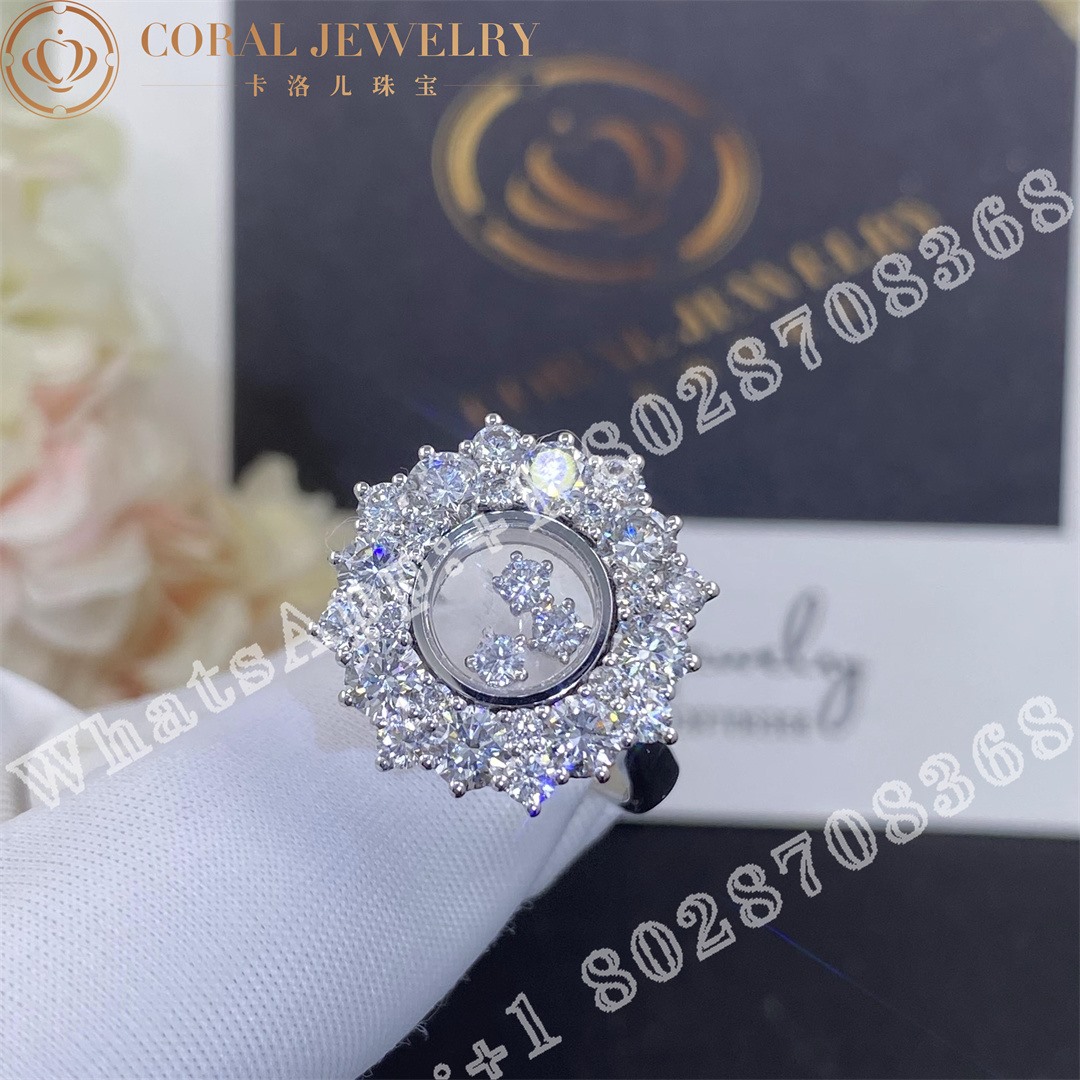 Chopard Happy Diamonds Joaillerie White Gold Diamond Ring