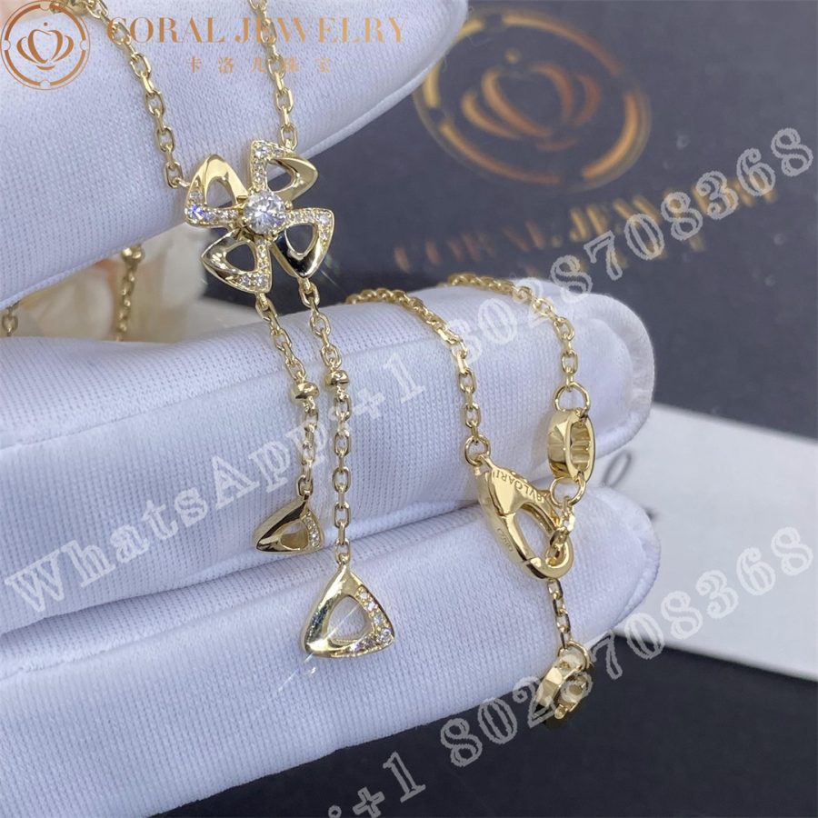 Bulgari Fiorever 18 Kt Yellow Gold Necklace Ref.: 357137 - Image 4