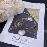 Chopard Happy Hearts 18K Rose Gold Mother-Of-Pearl & Diamond Charm Bracelet 857482-5031 - Image 6