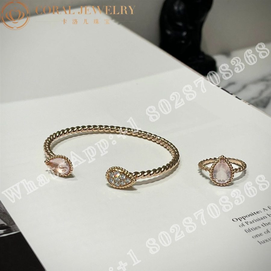 Boucheron Serpent Bohème Bracelet, Rose Quartz  S Motifs JBT00944 - Image 7