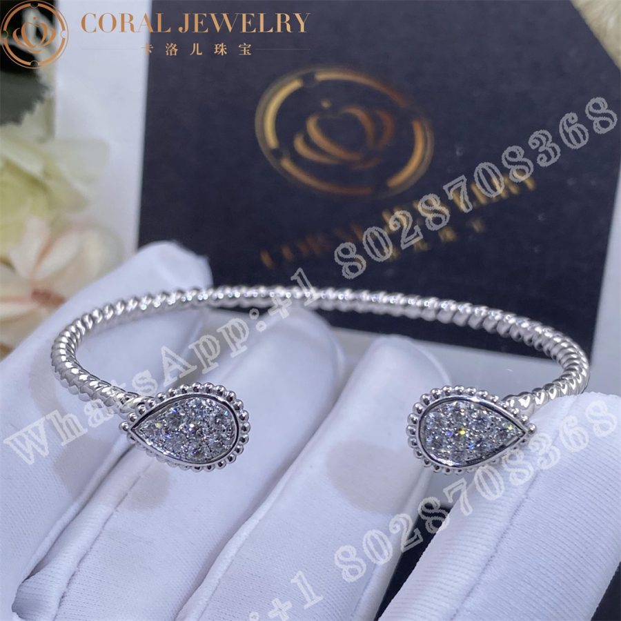Boucheron Serpent Bohème Bracelet, White Gold S Motifs JBT00840 - Image 3
