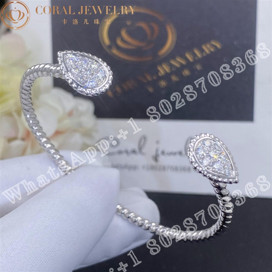 Boucheron Serpent Bohème Bracelet, White Gold S Motifs JBT00840 - Image 8