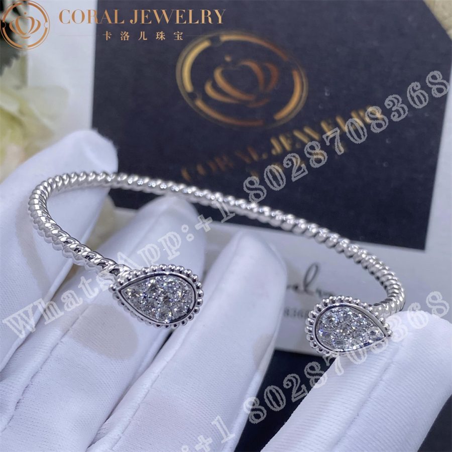 Boucheron Serpent Bohème Bracelet, White Gold S Motifs JBT00840 - Image 4